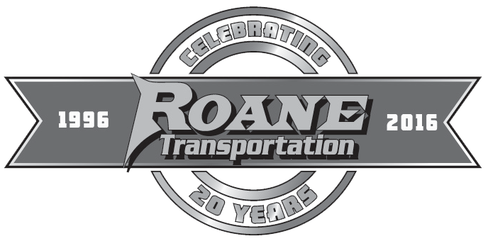 Roane Transportation 20 year celebration logo