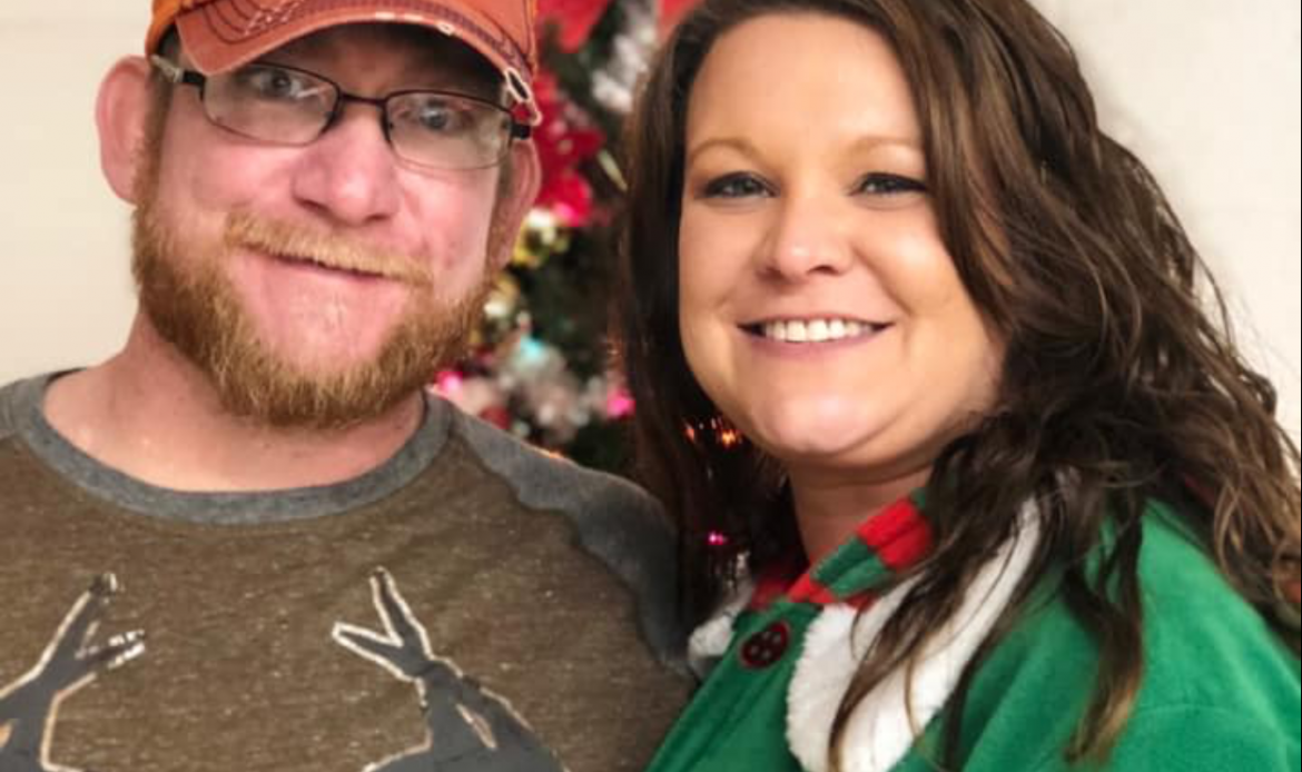 Roane Transportation's head of the parts room, Jesse Nelson, and his wife Ashley who works for partner company Roane Metals.