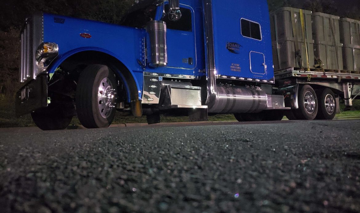 roane transportation driver Nathan Hensley's truck