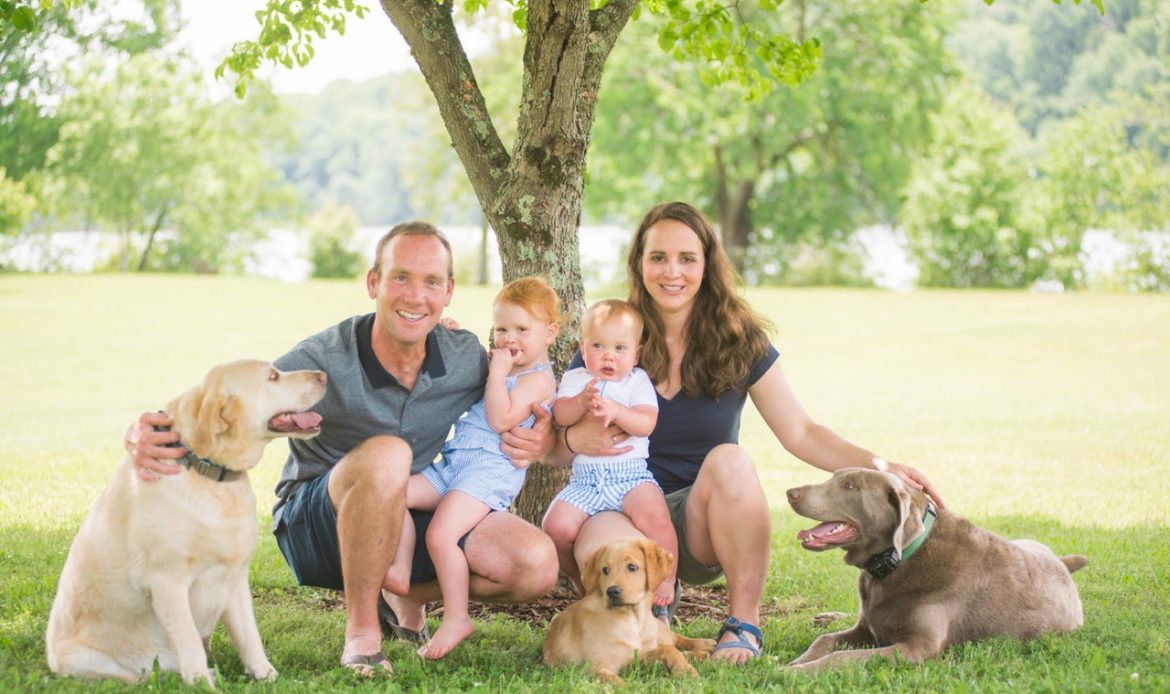 Roane Transportation national trucking firm employee Jodi with her family